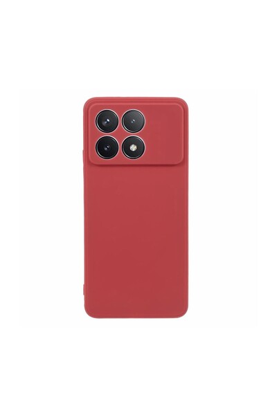 sscase Smooth Θήκη Σιλικόνης Dark Red (Xiaomi Poco F6 Pro 5G)