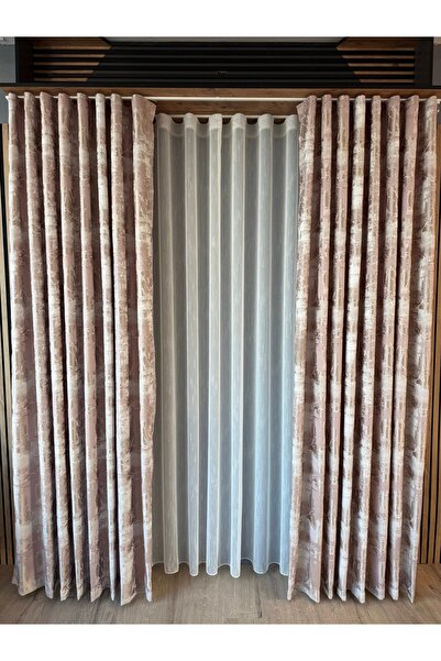 ArasyaHome Draperie Elegantă Bella cu Textură Fină Rose
