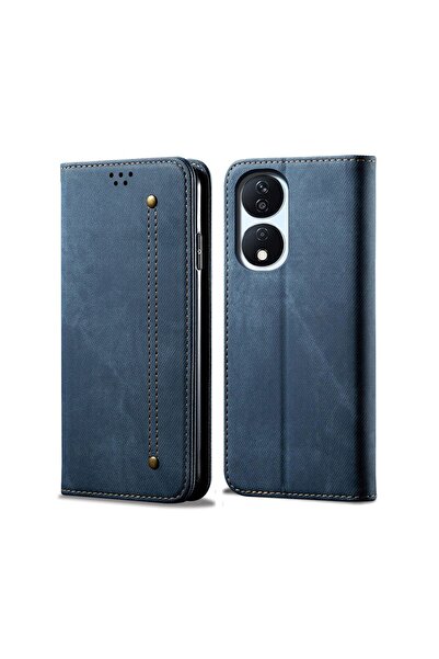 sscase Denim Texture Θήκη Βιβλίο Blue (Honor 90 Smart 5G)
