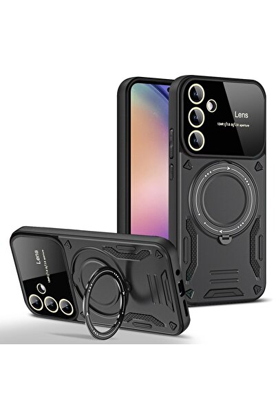 sscase Armor MagSafe Σκληρή Θήκη με Δαχτυλίδι Black (Samsung Galaxy A37 5G)