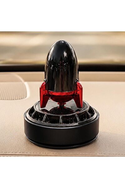 Auto Family FZE Solar-Powered Rocket Design Car Air Freshener Perfume Diffuse...