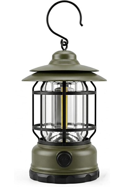 Auto Family FZE Vintage LED – Rechargeable Outdoor Light, Portable Tent Lante...