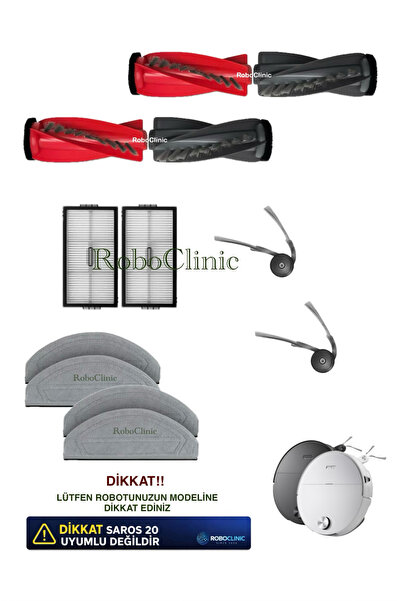 Roboclinic Roborock Saros 20 Sonic Robot Vacuum Cleaner Compatible Replacemen...