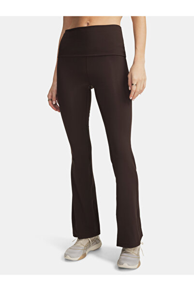 Under Armour Pantaloni sport de damă Meridian Rib Foldover Flare-BRN