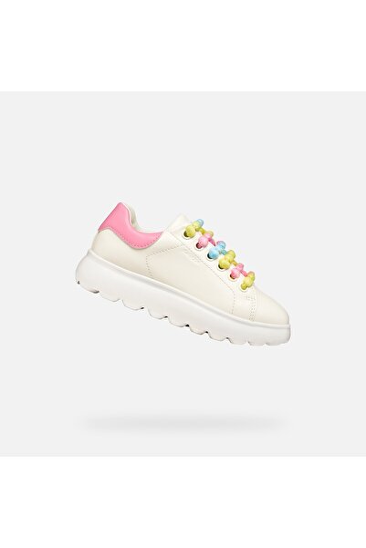 Geox Tenisi albi de damă Puffypop