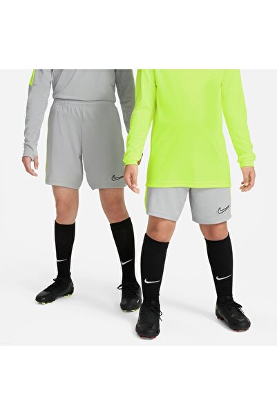 Nike Dri-FIT Academy23 Çocuk Gri Futbol Şortu