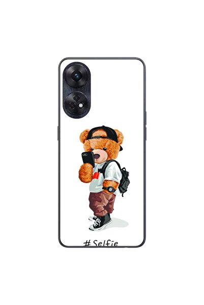 OEM Husa compatibila cu Oppo Reno8 T 4G Silicon Gel Tpu Model Bear Teddy Selfie