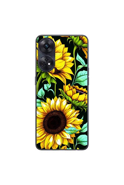 OEM Husa compatibila cu Oppo Reno8 T 4G Silicon Gel Tpu Model Floarea Soarelu...