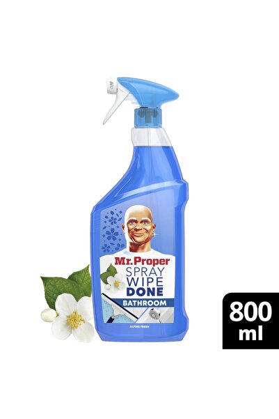 Mr Proper Спрей, Мистър Пропър, Препарат за баня 800 мл Алпийска свежест