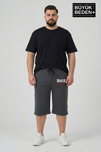 Superlife Big Size Men's 3Xl-6Xl Relaxed Fit Pocket Brooklyn 1970 Printed Com...