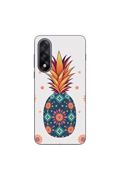 OEM Husa compatibila cu OnePlus Nord 5 Silicon Gel Tpu Model Floral Pineapple