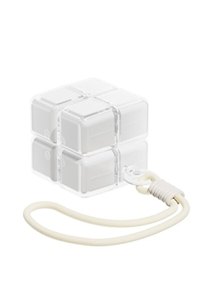 DAMUR Cutie pentru medicamente sau suplimente, model cub Rubik, cu curea de a...