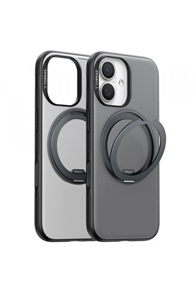 TORRAS Husă Ostand R Fitness MagSafe pentru Apple iPhone 17, Negru