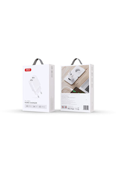 Xo Φορτιστής χωρίς καλώδιο με 2 θύρες USB-A Λευκό (L109)