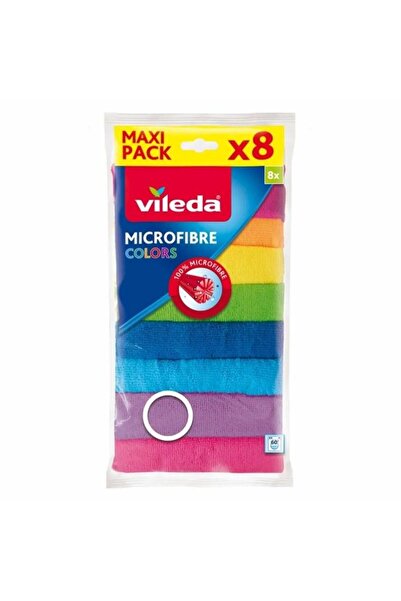Vileda Lavete Microfibra 171216, 8 bucati (Multicolor)