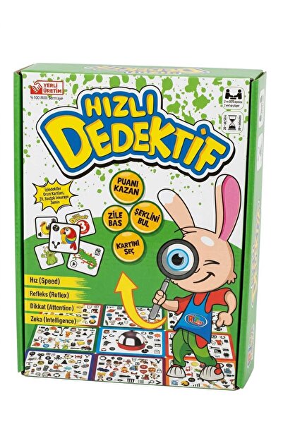 Ritoys Hızlı Dedektif Dikkat ve Refleks Geliştirici Kutu Oyunu (Zilli Eğitici...