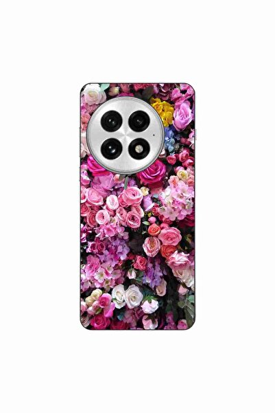 OEM Husa compatibila cu OnePlus 13 Silicon Gel Tpu Model Trandafiri Roz