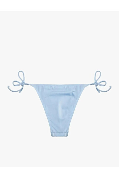 Koton Yanları Bağlamalı İpli Taşlı Bikini Altı