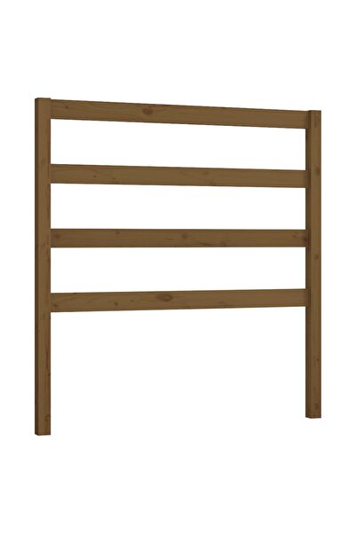 vidaxl Bedside table, honey brown, 106x4x100 cm, solid pine wood