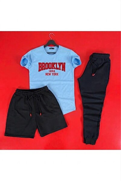 SILATU Brooklyn (Red Print) 3-Piece Printed Set