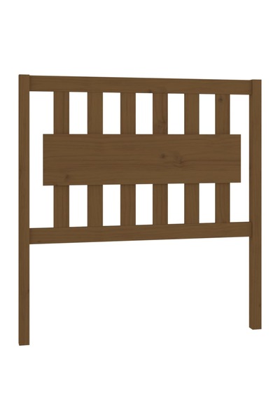 vidaxl Bedside table, honey brown, 95.5x4x100 cm, solid pine wood