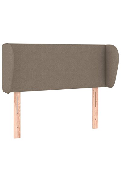 vidaxl Headboard with taupe grey wings 103x23x78/88 cm textile