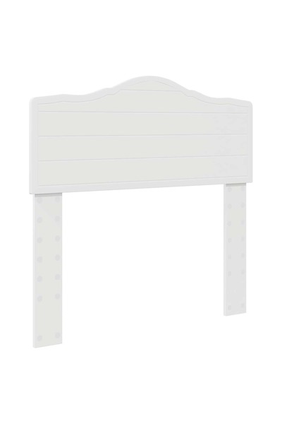 vidaxl Tăblie cap Alb 75 cm Lemn compozit