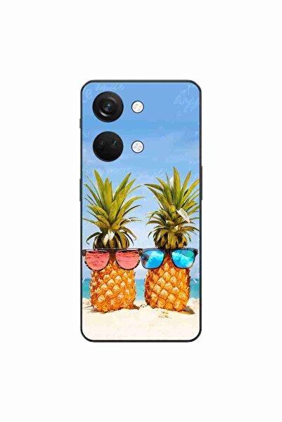 OEM Husa compatibila cu OnePlus Nord 3 Silicon Gel Tpu Model Beach Pinneaples