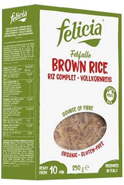 Felicia Organic farfalle made from wholemeal rice 250g