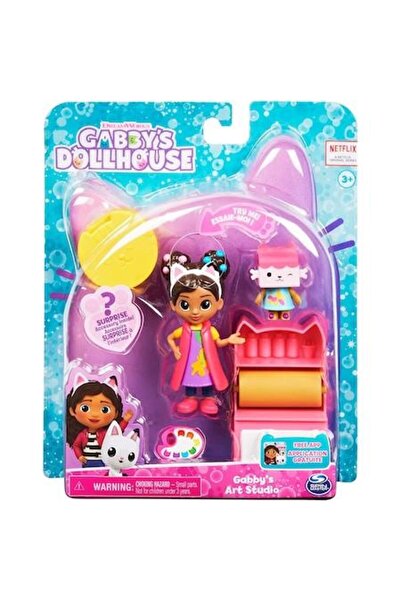 Gabby's Dollhouse Set de 3 figurine interactive Spin Master Art Studio cu acc...