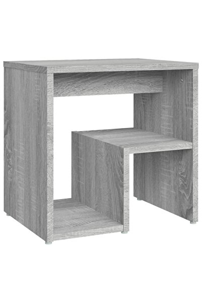 vidaxl Bedside table, sonoma grey, 40x30x40 cm, processed wood