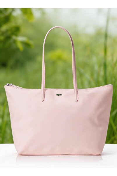 Lacoste Kids Women's Capacity Zipper Handbag Single Shoulder Bag Tote Bag Lar...