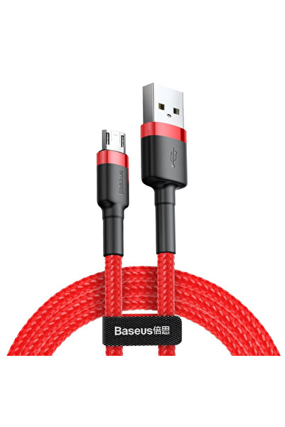 Baseus Кабел за данни CAMKLF-B09 USB micro USB QC3.0 2.4A 1м Розово