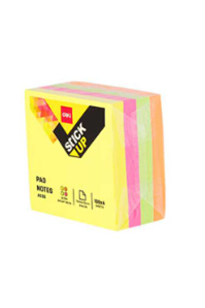 Deli ΑΥΤΟΚΟΛΛΗΤΟΙ ΚΥΒΟΙ 76x76mm 4x100 ΦΥΛΛΑ. ΜΕΝΕ ΜΕΣΑ ΜΕ ΤΟΝ ΑΝΘΡΩΠΟ