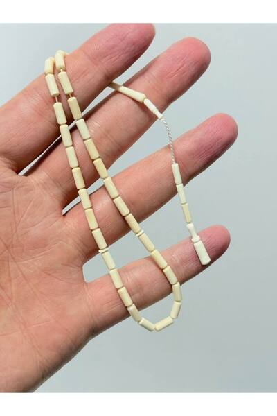 Hasyılmaz Kesme Fildişi Tesbih 4,45 Gram - Koleksiyonluk Fil Dişi Tespih (F044)