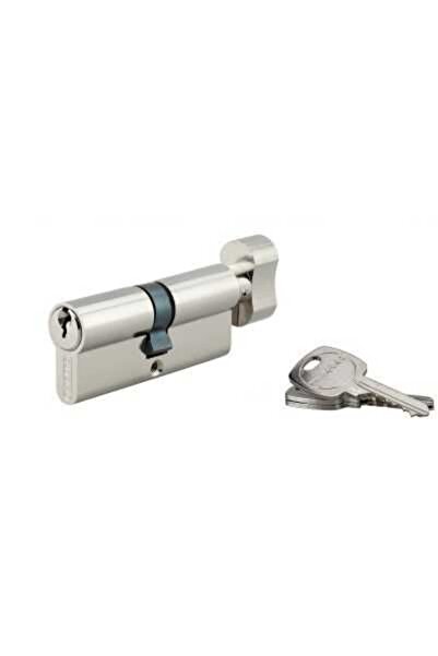 THIRARD Cilindru de ușă 30 x 40 mm, cu buton, nichelat, standard, 3 chei
