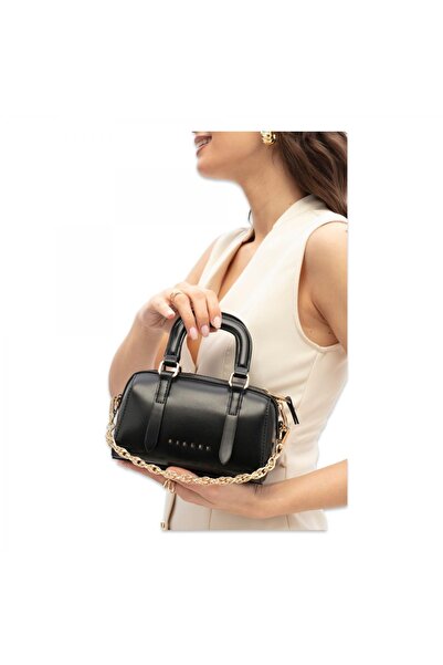 Sisley Sly_347 12X18,5X6 El Siyah Kadın Çanta