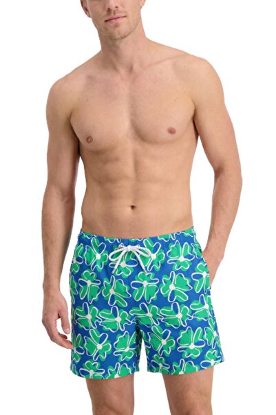 Miami Beach Pantaloni scurți de plajă pentru bărbați, din țesătură elastică L...