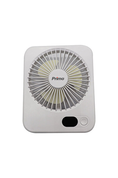 Primo Ανεμιστήρας Mini PRMF-80692 5'' 12.5cm Λευκός Επαναφορτιζόμενος