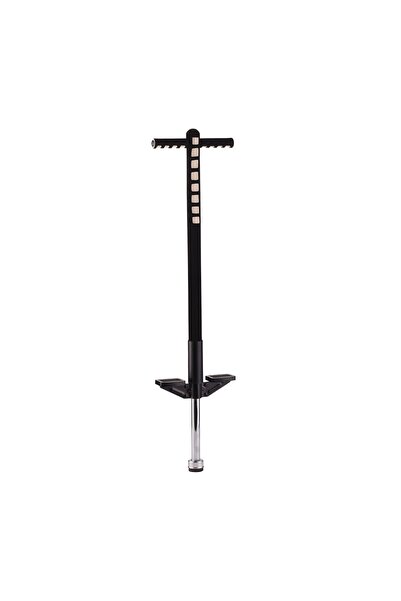 Relaxdays Pogo stick pentru copii 35 kg, negru/argintiu, 94.5x6x23.5 cm