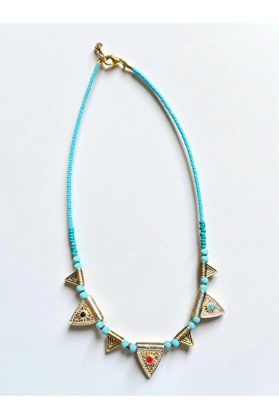 Bozhi Necklace Glass Beads Elegant Gift