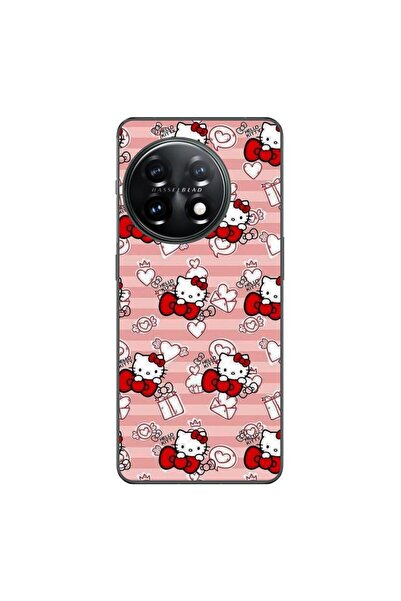 OEM Husa compatibila cu OnePlus 12 Silicon Gel Tpu Model Hello Kitty Roz Pattern
