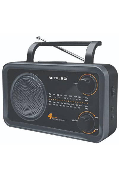 Muse Ραδιόφωνο M-06DS Μπαταρίας-Ρεύματος Αναλογικό Μαύρο