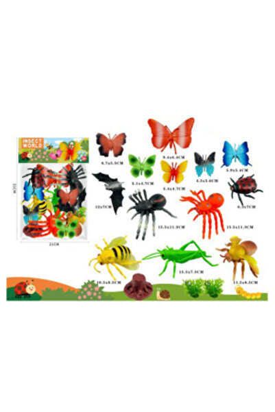CasaDesteapta.ro Toy Kit 13 Insect Animals