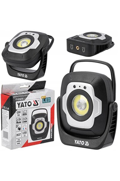 yato YT-818214 Portable LED Work Light 10W 1200lm Motion Sensor Li-Ion 4400mAh
