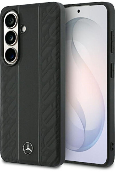 MERCEDES Θήκη Benz Φύλλα Δάφνης Κάθετες Ρίγες Πίσω Κάλυμμα Magsafe Δέρμα / Σι...