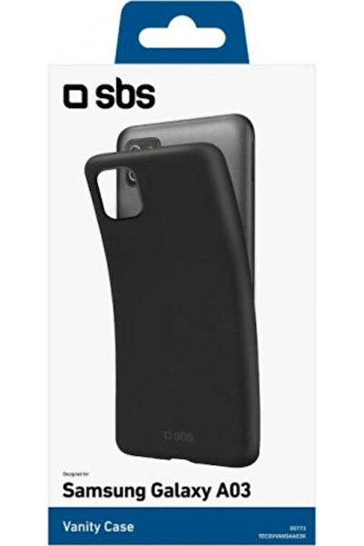 SBS Vanity Stars Πίσω Θήκη Σιλικόνης Μαύρη (Galaxy A03) Κωδικός: COVVANSAA03K
