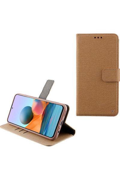 Other Volte-Tel Allure Magnet Wallet Synthetic Leather Gold (Redmi Note 10 Pr...