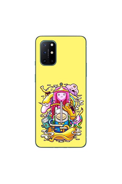 OEM Калъф, съвместим с OnePlus 8T, силиконов гел TPU, с дизайн на пластири от...