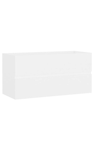 vidaxl Sink cabinet, white, 90x38.5x45 cm, chipboard
